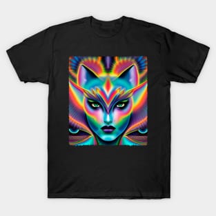 Catgirl DMTfied (29) T-Shirt